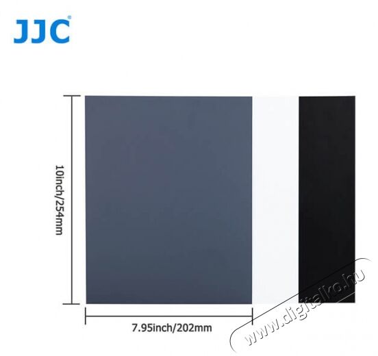 JJC GC-1II 3 IN 1 Szürke Kártya Szett Fotó-Videó kiegészítők - Fényterelő - Több az egyben szett - 322062