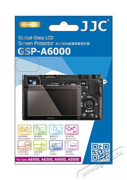 JJC GSP-Q2 LCD védő üveg Leica Q2-höz Fotó-Videó kiegészítők - Lcd védő - 354348