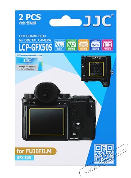 JJC LCP-GFX50S kijelző védő fólia (fuji GFX50S) Fotó-Videó kiegészítők - Lcd védő - 320606