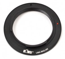 JJC M42 adaptergyűrű Nikon - 90LMA-M42_NK Fotó-Videó kiegészítők - Objektív kiegészítő - Konverter / adaptergyűrű / adaptertubus - 273792