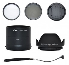 JJC Napellenző, adapter, szűrőkészlet Nikon L820-hoz 62mm - 25L820K Fotó-Videó kiegészítők - Szűrő - Szűrő készlet - 273908