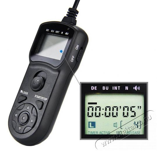 JJC TM-PK1 IDŐZÍTHETŐ VEZ.TÁVKIOLDÓ PEN.K-70 Újdonságok - Új termékek - 334518