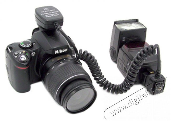 JJC FC-N3A TTL csatlakozó kábel Nikon rendszerhez - 90FC-N3A(3M) Fotó-Videó kiegészítők - Vaku kiegészítő - Szinkron kábel - 273927