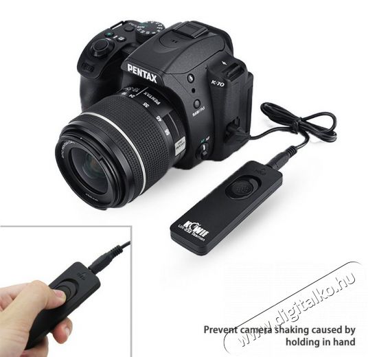 JJC UR-232C (Canon/Pentax) vezetékes távkioldó Fotó-Videó kiegészítők - Távkioldó - Vezetékes távkioldó (utángyártott) - 318756