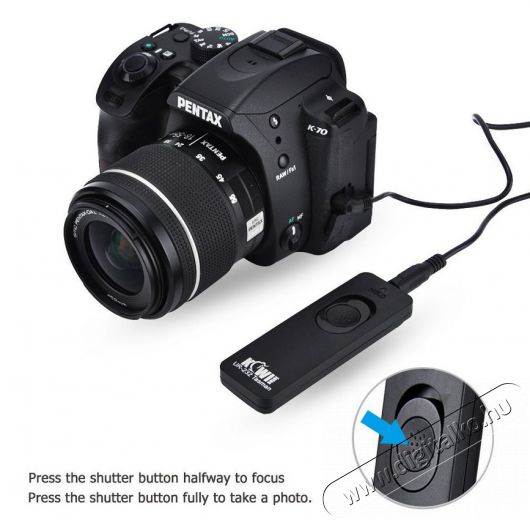 JJC UR-232C (Canon/Pentax) vezetékes távkioldó Fotó-Videó kiegészítők - Távkioldó - Vezetékes távkioldó (utángyártott) - 318756
