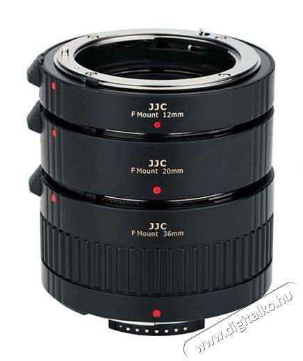 JJC AET-NS(II) Auto közgyűrű szett F 12/20/36m (Nikon) Fotó-Videó kiegészítők - Objektív kiegészítő - Közgyűrű - 354338
