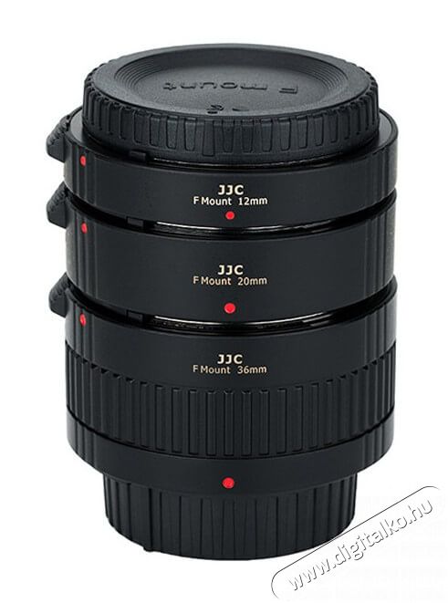 JJC AET-NS(II) Auto közgyűrű szett F 12/20/36m (Nikon) Fotó-Videó kiegészítők - Objektív kiegészítő - Közgyűrű - 354338