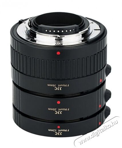 JJC AET-NS(II) Auto közgyűrű szett F 12/20/36m (Nikon) Fotó-Videó kiegészítők - Objektív kiegészítő - Közgyűrű - 354338