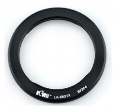 JJC Szűrő adapter Canon G1X-hez 58mm - 25LA-58G1X Fotó-Videó kiegészítők - Objektív kiegészítő - Konverter / adaptergyűrű / adaptertubus - 273906