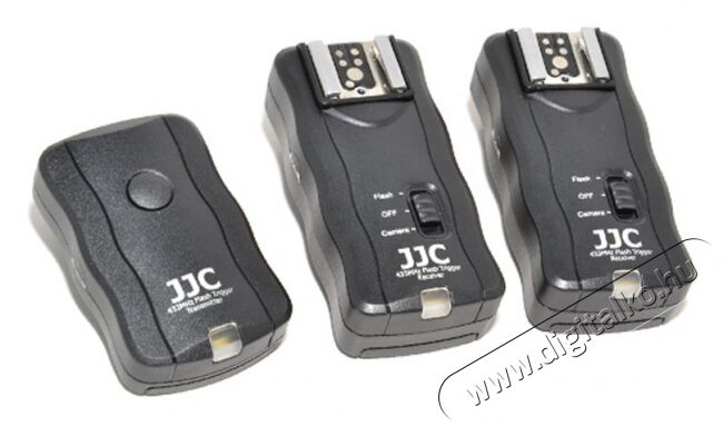 JJC JF-U2 2in1 rádiós vakukioldó 1adó+2vevő - 35JF-U2 Fotó-Videó kiegészítők - Vaku kiegészítő - Jeladó / távkioldó - 273918