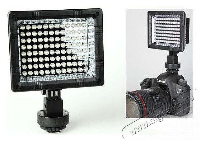 JJC LED-96 LED video lámpa Fotó-Videó kiegészítők - Lámpa - LED lámpa - 293346