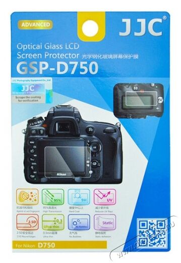 JJC GSP-D750 Kijelző védőüveg NIKON D750-hez Fotó-Videó kiegészítők - Lcd védő - 293295