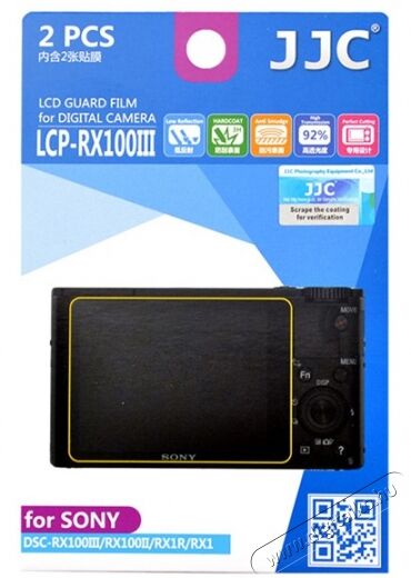 JJC LCP-RX100III kijelző védő fólia Fotó-Videó kiegészítők - Lcd védő - 328052