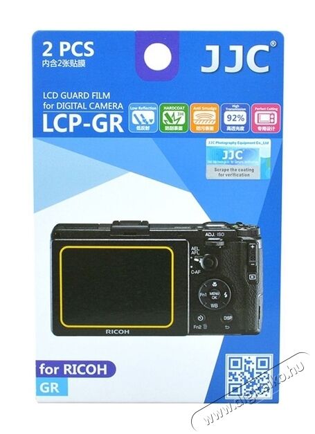 JJC LCP-GR LCD kijelző védő fólia Fotó-Videó kiegészítők - Lcd védő - 293347