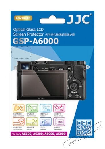 JJC GSP-A6000 LCD védő üveg (SONY A6000) Fotó-Videó kiegészítők - Lcd védő - 320610