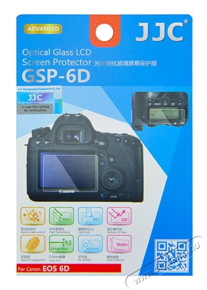 JJC GSP-6D LCD védő üveg Fényképezőgép / kamera - Sport kamera tartozékok - Lencsevédő / védőborítás - 320609