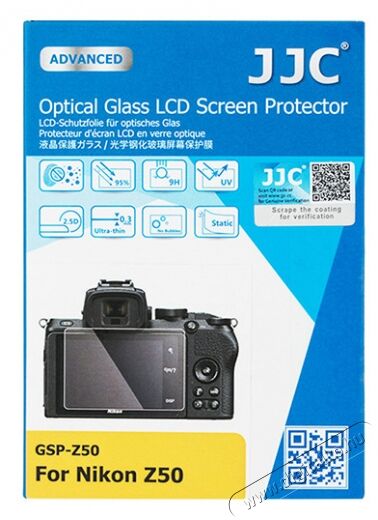 JJC LCP-Z50 kijelzővédő fólia fényképezőgéphez (Nikon Z50) Fotó-Videó kiegészítők - Lcd védő - 361064