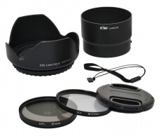 JJC Napellenző, adapter, szűrőkészlet Nikon L310/L120-hoz 67mm Fotó-Videó kiegészítők - Szűrő - Szűrő készlet - 273909