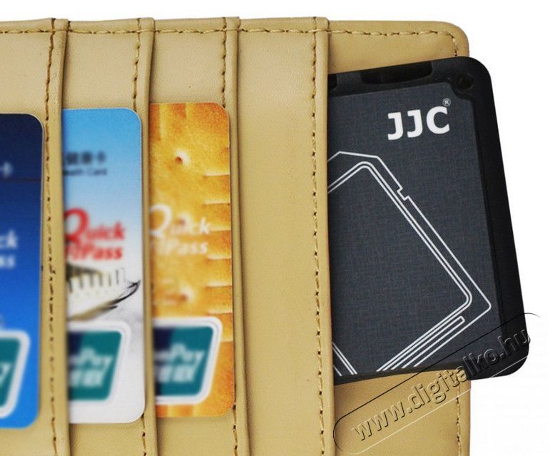 JJC MCH-SDMSD6GR memóriakártya tartó - fekete Memória kártya / Pendrive - Memória kártya tartó tok - 318978