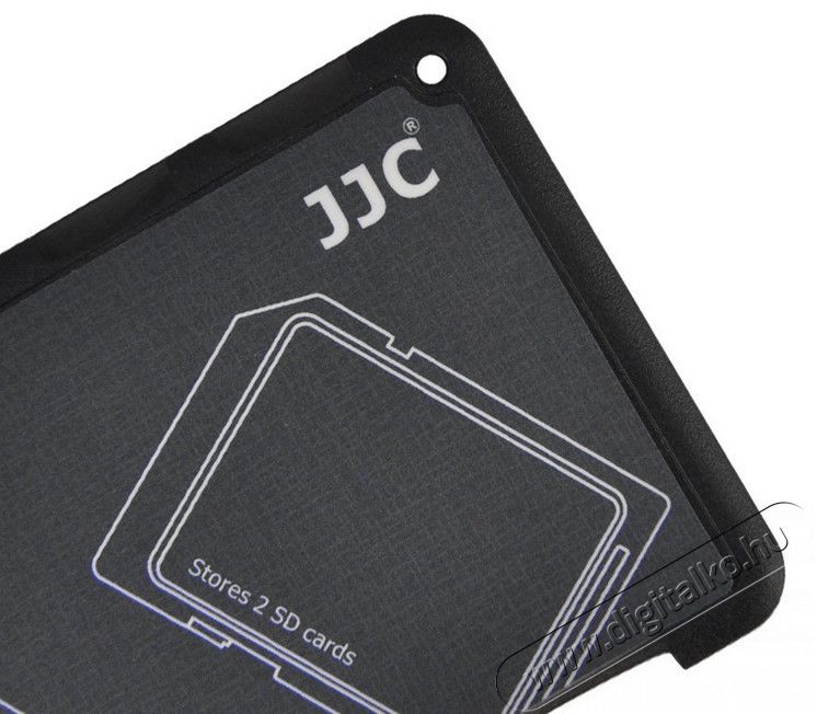 JJC MCH-SDMSD6GR memóriakártya tartó - fekete Memória kártya / Pendrive - Memória kártya tartó tok - 318978
