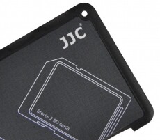 JJC MCH-SDMSD6GR memóriakártya tartó - fekete Memória kártya / Pendrive - Memória kártya tartó tok - 318978