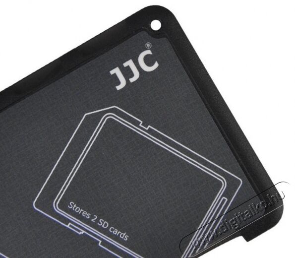 JJC MCH-SDMSD6GR memóriakártya tartó - fekete Memória kártya / Pendrive - Memória kártya tartó tok - 318978