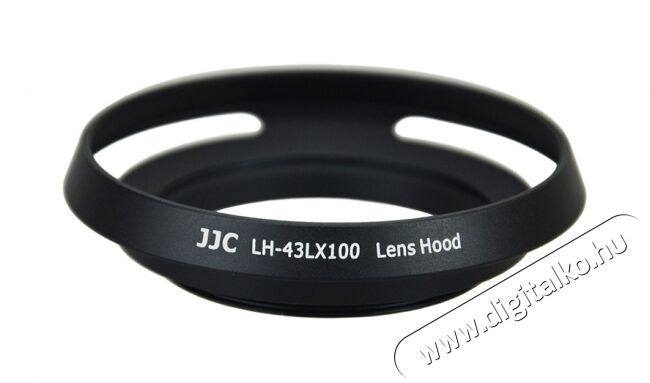 JJC LH-43LX100 (Panasonic DMC-LX100) fekete napellenző Fotó-Videó kiegészítők - Objektív kiegészítő - Napellenző - 325228