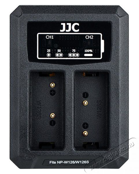JJC DCH-NPW126 Dual USB töltő (FUJIFILM NP-W126) Akkuk és töltők - Li-ion akkumulátor és töltő (utángyártott) - Töltő - 354346