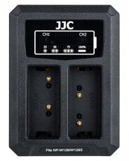 JJC DCH-NPW126 Dual USB töltő (FUJIFILM NP-W126) Akkuk és töltők - Li-ion akkumulátor és töltő (utángyártott) - Töltő - 354346