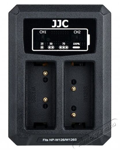 JJC DCH-NPW126 Dual USB töltő (FUJIFILM NP-W126) Akkuk és töltők - Li-ion akkumulátor és töltő (utángyártott) - Töltő - 354346
