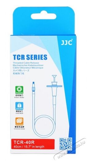 JJC TCR-40R távkioldó kábel 40cm - piros Fotó-Videó kiegészítők - Távkioldó - Vezetékes távkioldó (utángyártott) - 318752