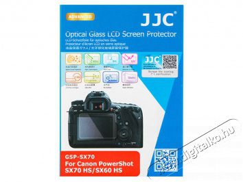 JJC GSP-SX70 LCD védő üveg Canon SX60/SX70 Fotó-Videó kiegészítők - Lcd védő - 377167