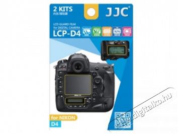 JJC LCP-D4 kijelző védő fólia Nikon D4 Fotó-Videó kiegészítők - Lcd védő - 377238
