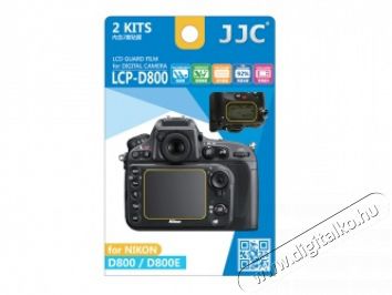 JJC LCP-D800 kijelző védő fólia Nikon D800/D800E Fotó-Videó kiegészítők - Lcd védő - 377239