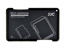 JJC MCH-SDMSD6GR 4db Micro SD + 2db SD kártya tartó Memória kártya / Pendrive - Memória kártya tartó tok - 376983