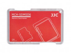 JJC MCH-SDMSD6CN 4db Micro SD + 2db SD kártya tartó Memória kártya / Pendrive - Memória kártya tartó tok - 376984
