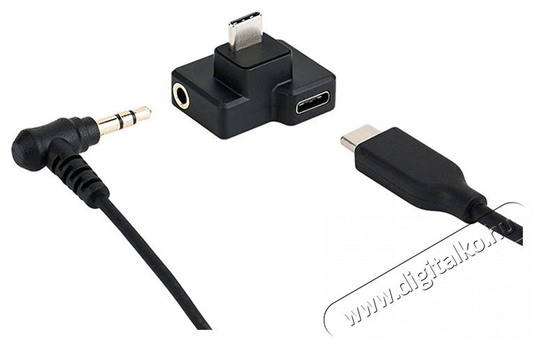 JJC AD-OA1 3.5MM/USB-C adapter DJI Osmo Actionhoz Fotó-Videó kiegészítők - Egyéb fotó-videó kiegészítő - Egyéb - 376997