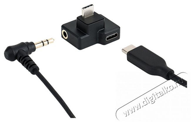 JJC AD-OA1 3.5MM/USB-C adapter DJI Osmo Actionhoz Fotó-Videó kiegészítők - Egyéb fotó-videó kiegészítő - Egyéb - 376997