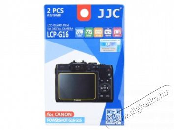 JJC LCP-G16 kijelző védő fólia Canon G15/G16 Fotó-Videó kiegészítők - Lcd védő - 377235