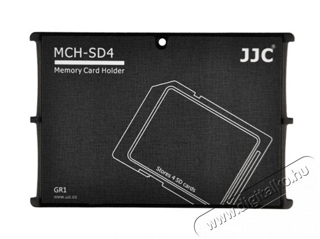 JJC MCH-SD4GR SD kártya tartó 4db-os Memória kártya / Pendrive - Memória kártya tartó tok - 377499