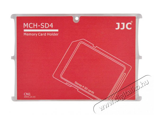JJC MCH-SD4CN SD kártya tartó 4db-os Memória kártya / Pendrive - Memória kártya tartó tok - 377500