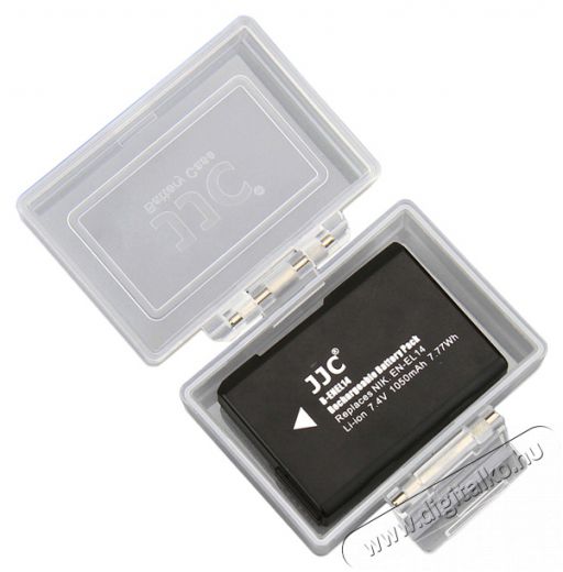 JJC BC-1 akkutartó kemény műanyag doboz (65X45X28mm) Fotó-Videó kiegészítők - Egyéb fotó-videó kiegészítő - Egyéb - 377012