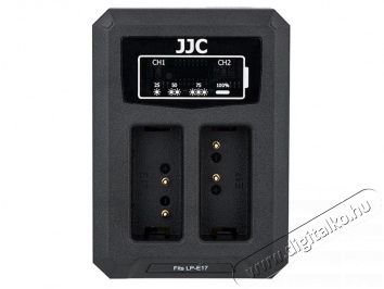 JJC DCH-LPE17 USB dual töltő Canon LP-E17-hez Akkuk és töltők - Li-ion akkumulátor és töltő (utángyártott) - Töltő - 377059