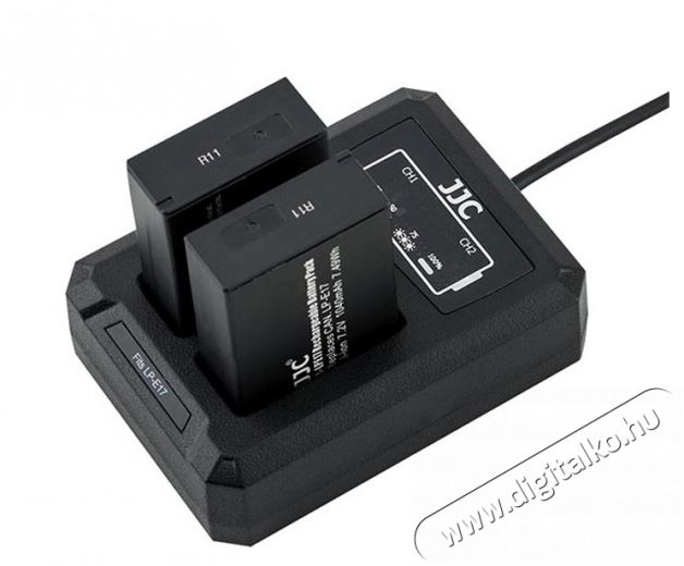 JJC DCH-LPE17 USB dual töltő Canon LP-E17-hez Akkuk és töltők - Li-ion akkumulátor és töltő (utángyártott) - Töltő - 377059