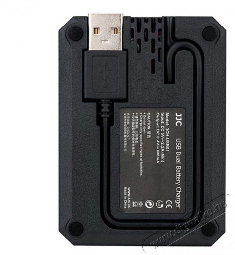 JJC DCH-NPFW50 USB dual töltő Sony NP-FW50-hez Akkuk és töltők - Li-ion akkumulátor és töltő (utángyártott) - Töltő - 377060