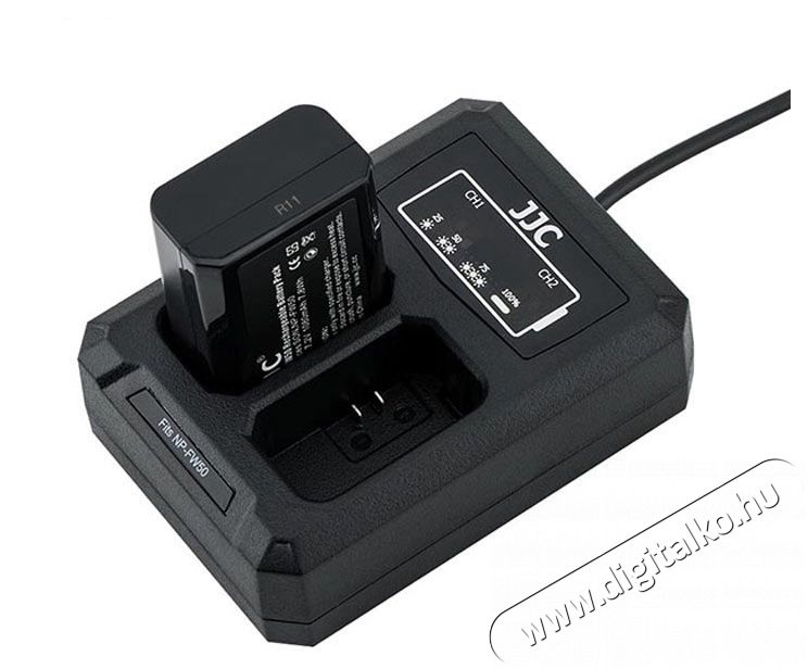 JJC DCH-NPFW50 USB dual töltő Sony NP-FW50-hez Akkuk és töltők - Li-ion akkumulátor és töltő (utángyártott) - Töltő - 377060
