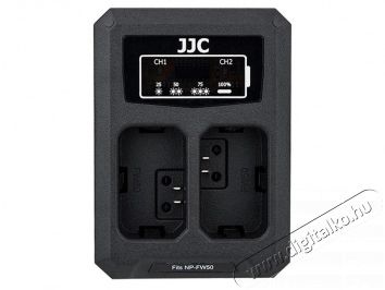 JJC DCH-NPFW50 USB dual töltő Sony NP-FW50-hez Akkuk és töltők - Li-ion akkumulátor és töltő (utángyártott) - Töltő - 377060