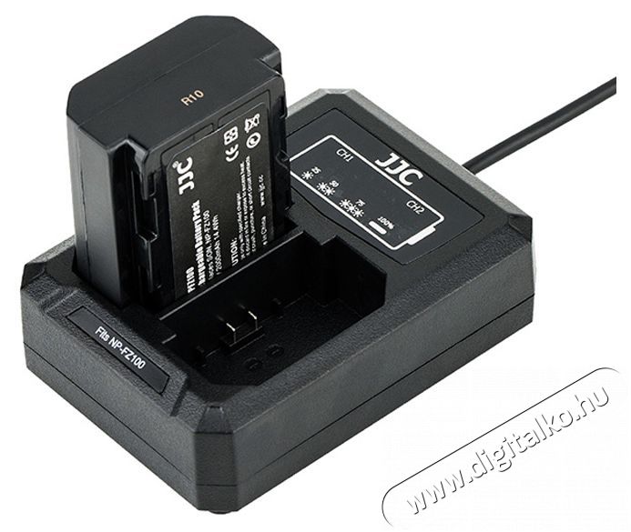 JJC DCH-NPFZ100 USB dual töltő Sony NP-FZ100 Akkuk és töltők - Li-ion akkumulátor és töltő (utángyártott) - Töltő - 377061