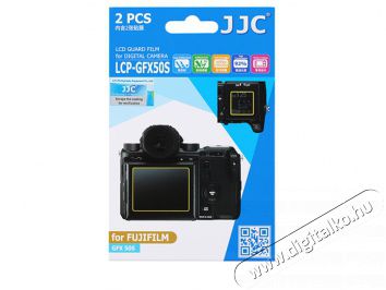 JJC LCP-GFX50S kijelző védő fólia Fotó-Videó kiegészítők - Lcd védő - 377270