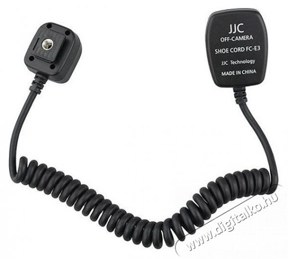 JJC FC-E3 TTL VAKUKÁBEL CANON 1,3M Fotó-Videó kiegészítők - Vaku kiegészítő - Egyéb vaku kiegészítő - 475331